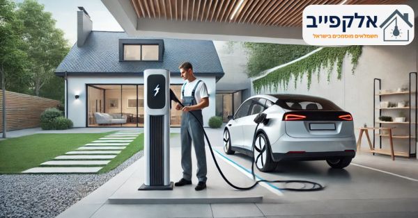 התקנת עמדת טעינה לרכב חשמלי
